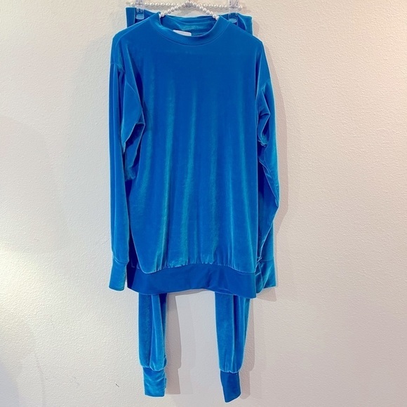 Laina Rauma velour lounge leisure sweatsuit S - Picture 2 of 11